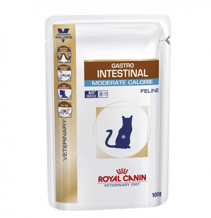 Royal Canin Gastro-Intestinal Moderate Calorie ветеринарная диета консервы для кошки 100 гр.